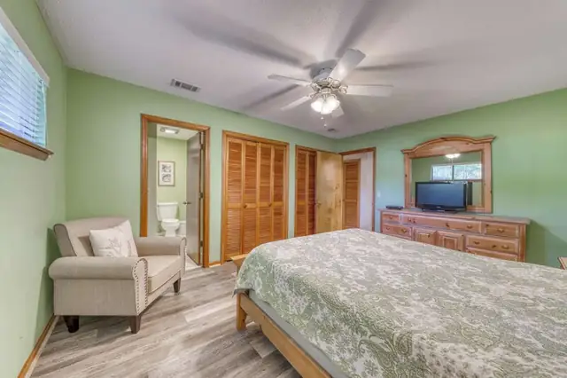 Bedroom of this home in Palmetto Dunes