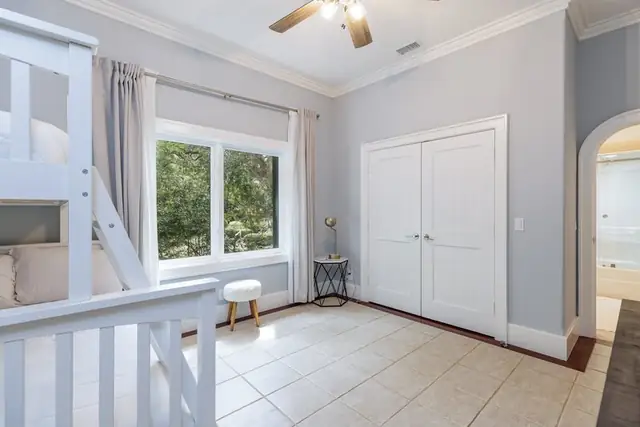 Bedroom of this home in Palmetto Dunes