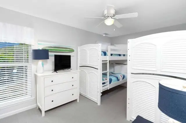 Bedroom of this home in Palmetto Dunes