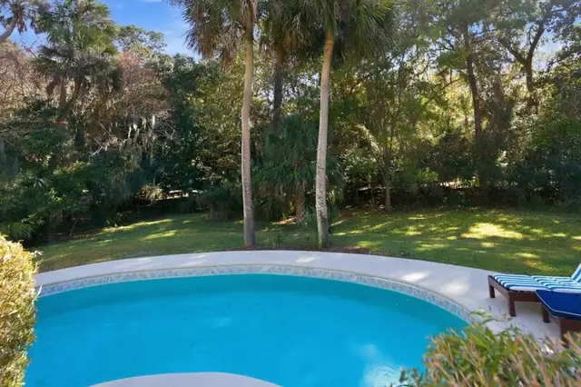 Pool of this home in Palmetto Dunes