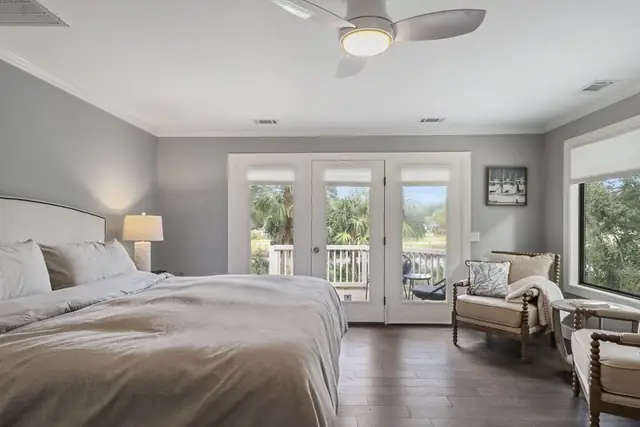 Bedroom of this home in Palmetto Dunes