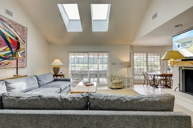 Living room of this home in Palmetto Dunes