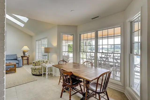 Dining area of this home in Palmetto Dunes