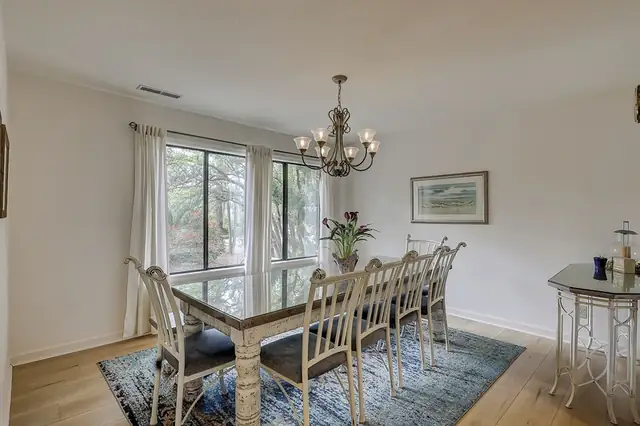 Dining area of this home in Palmetto Dunes