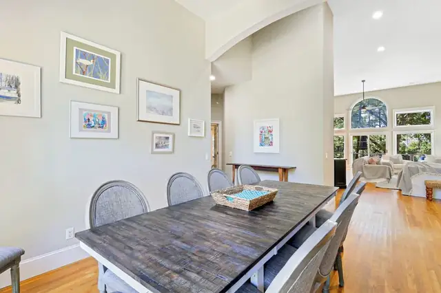 Dining area of this home in Palmetto Dunes