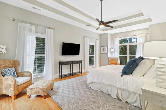 Bedroom of this home in Palmetto Dunes