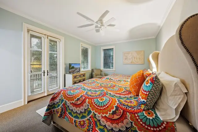 Bedroom of this home in Palmetto Dunes