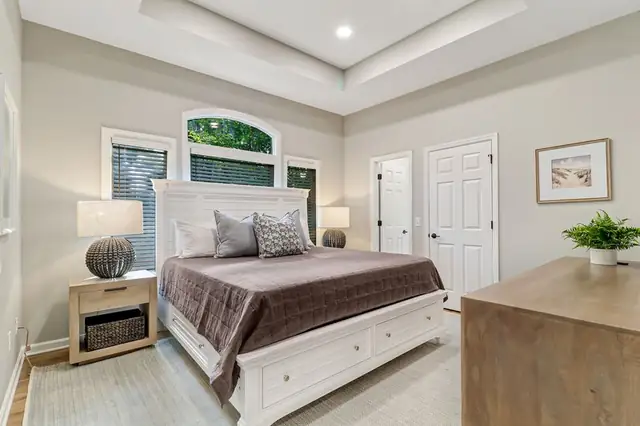 Bedroom of this home in Palmetto Dunes