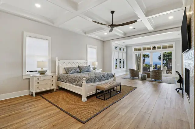 Bedroom of this home in Palmetto Dunes