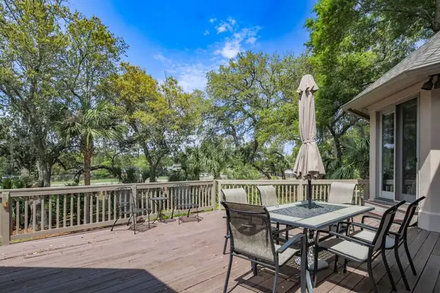Balcony of this home in Palmetto Dunes