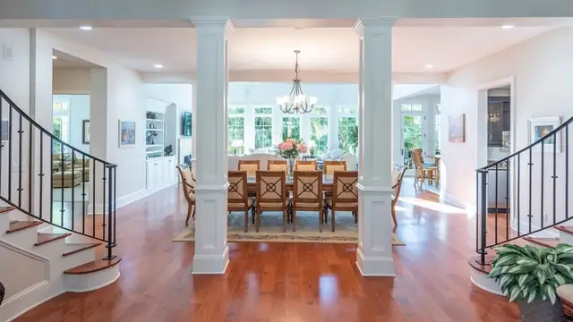 Dining area of this home in Palmetto Dunes