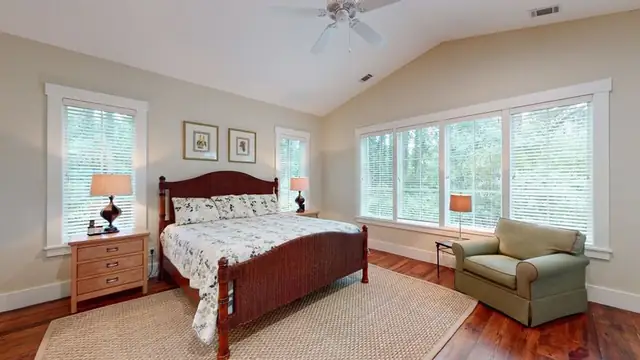 Bedroom of this home in Palmetto Dunes