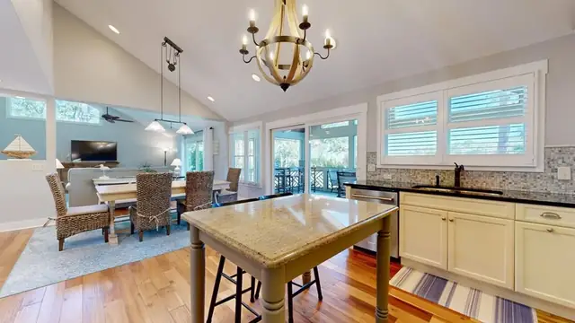 Kitchen of this home in Palmetto Dunes