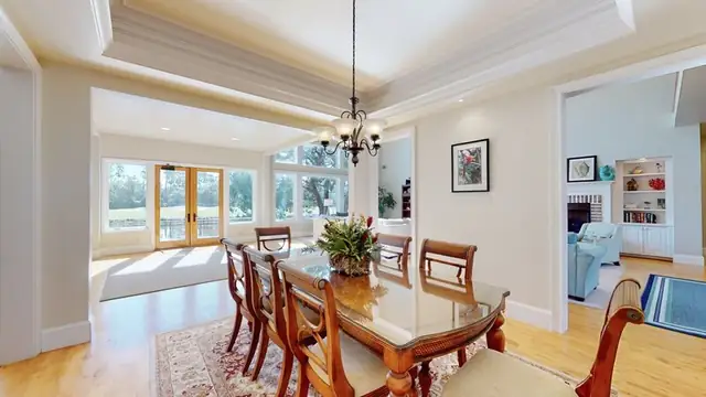 Dining area of this home in Palmetto Dunes
