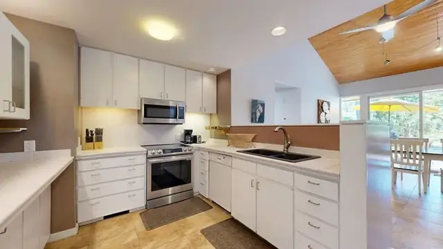 Kitchen of this home in Palmetto Dunes