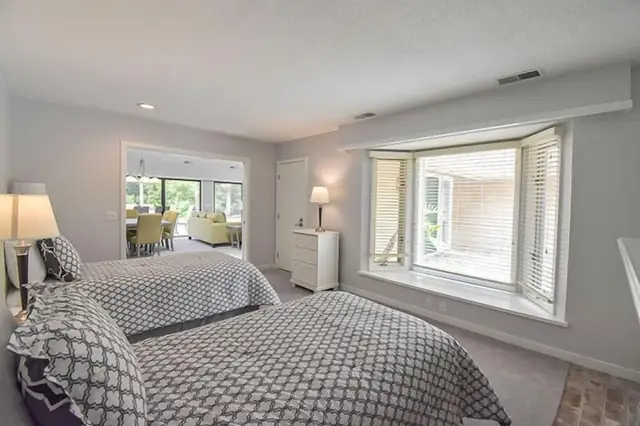 Bedroom of this home in Palmetto Dunes