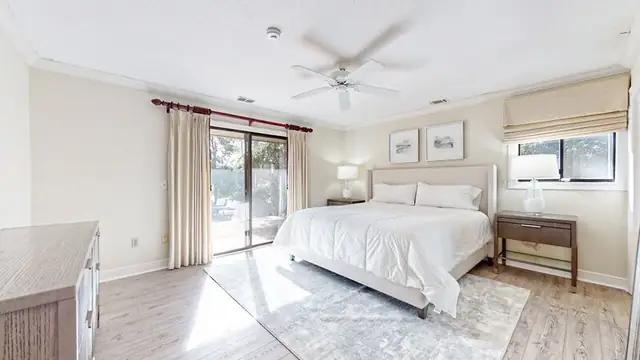 Bedroom of this home in Palmetto Dunes