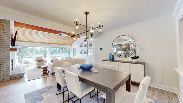 Dining area of this home in Palmetto Dunes