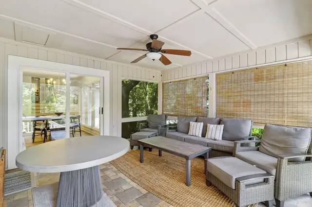 Balcony of this home in Palmetto Dunes