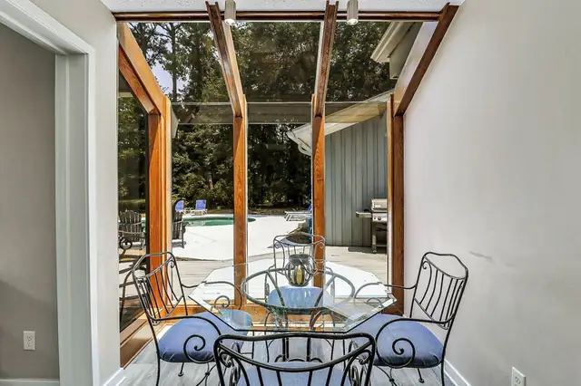 Balcony of this home in Palmetto Dunes