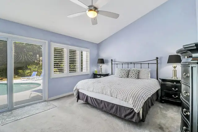 Bedroom of this home in Palmetto Dunes