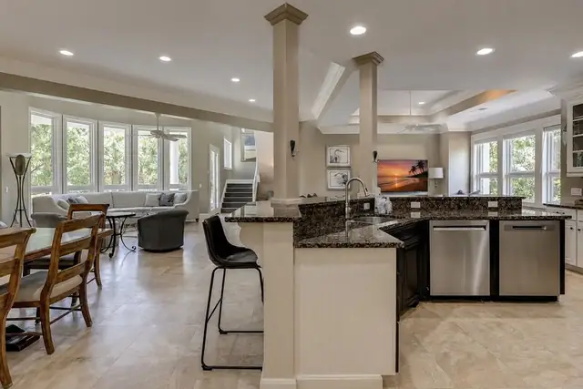 Kitchen of this home in Palmetto Dunes