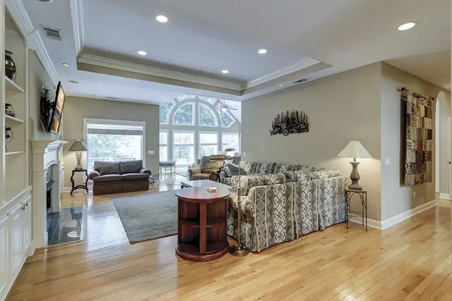 Living room of this home in Palmetto Dunes