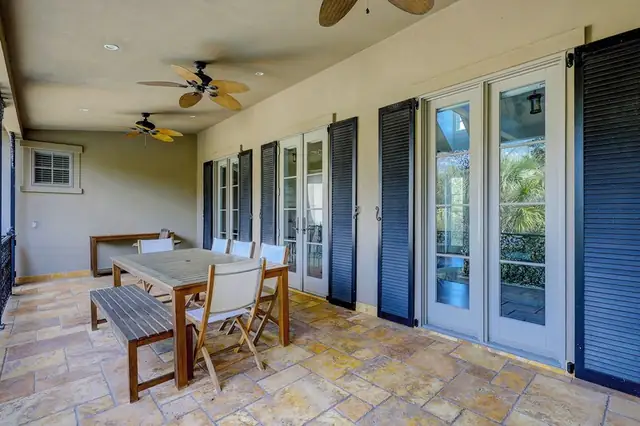 Balcony of this home in Palmetto Dunes
