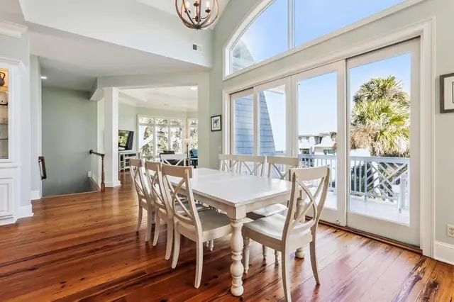 Dining area of this home in Palmetto Dunes