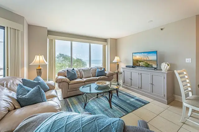 Living room at Villamare 1308