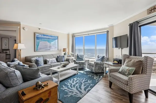 Living room at Villamare 1406