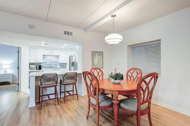 Dining area at Forest Beach Villas 107