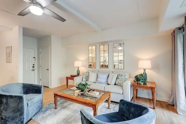 Living room at Forest Beach Villas 107