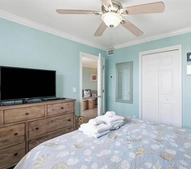 Bedroom at Hilton Head Resort 2404