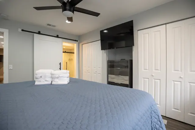 Bedroom at Island House Villas 102