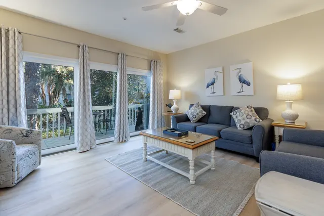 Living room at Ocean Breeze 40