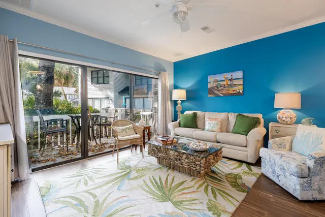 Living room at Ocean Breeze 47