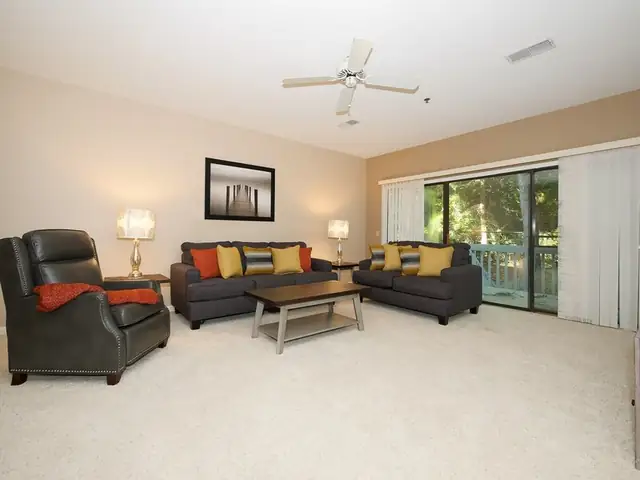 Living room at Ocean Breeze 100
