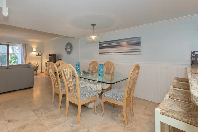 Dining area at Ocean Club Villas 3