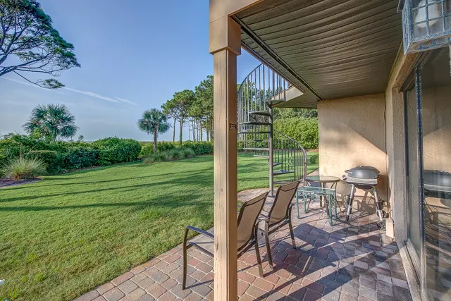 Patio at Ocean Club Villas 43