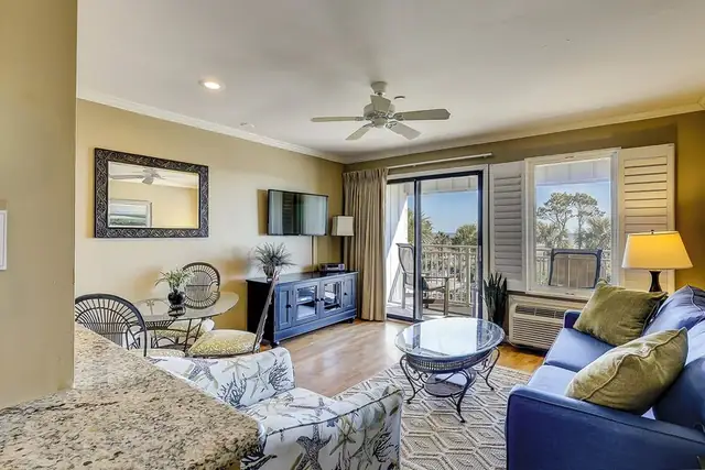 Living room at Ocean Dunes Villas 206