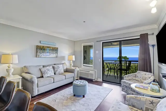 Living room at Ocean Dunes Villas 407
