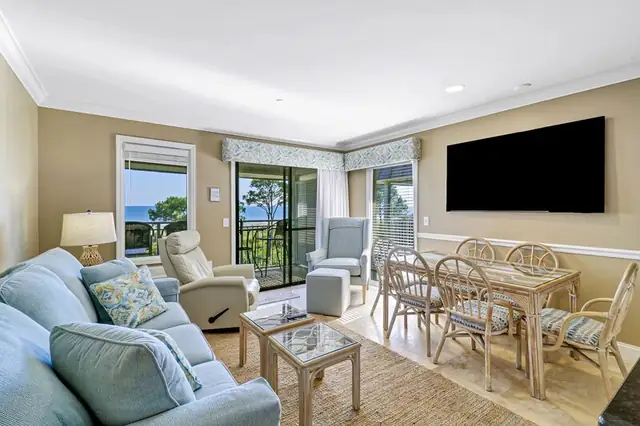 Living room at Ocean Dunes Villas 409