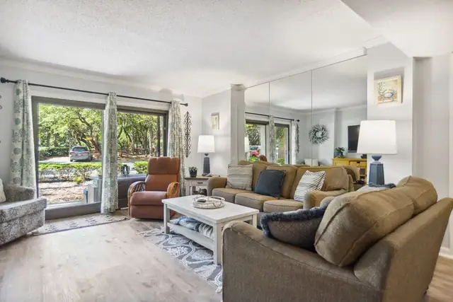 Living room at Ocean One Villas 106