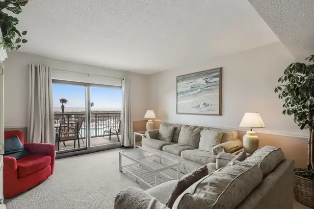 Living room at Ocean One Villas 211