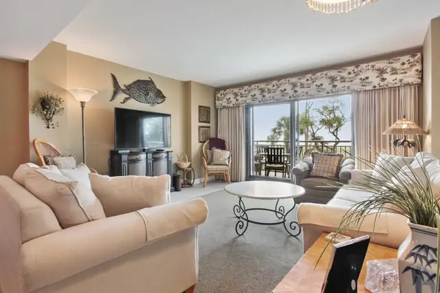 Living room at Ocean One Villas 219