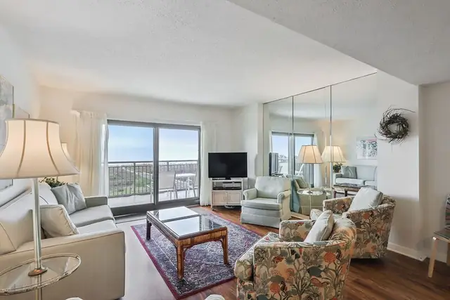 Living room at Ocean One Villas 307