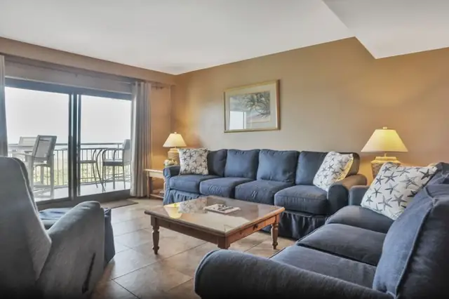 Living room at Ocean One Villas 411