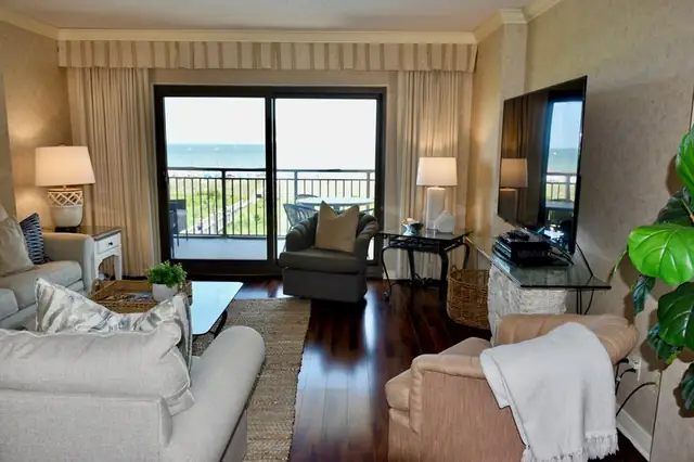 Living room at Ocean One Villas 413