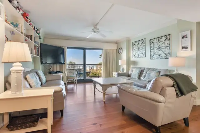 Living room at Ocean One Villas 419